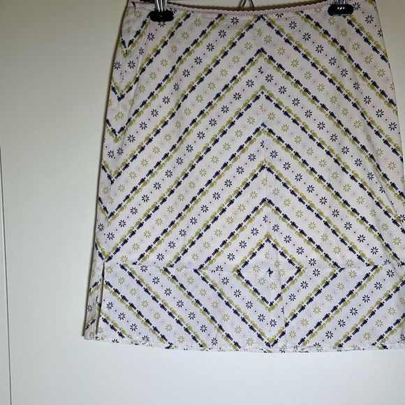 Vintage Y2K Fossil Women's Skirt mini with side slit men women print 6 cotton - Picture 2 of 11